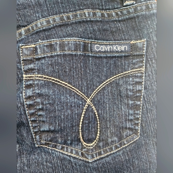 Calvin Klein Dark Wash Skinny Jeans - Picture 2 of 4
